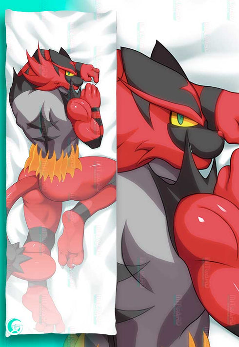 Incineroar Dakimakura Body pillow case